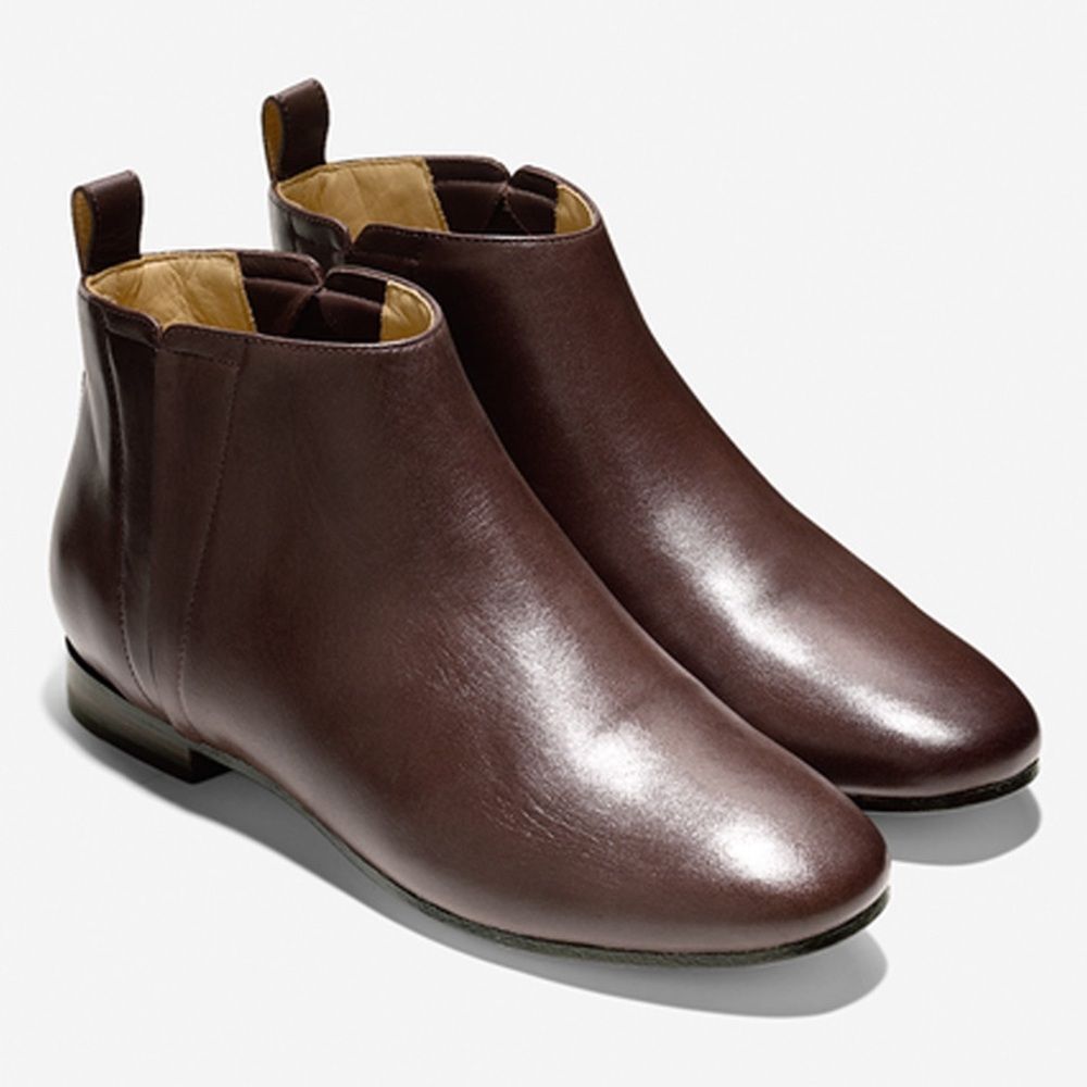 Cole Haan Embury Bootie Chestnut Leather Ankle Boot 8